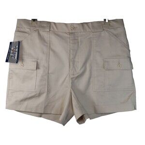 NEW Windham Pointe Shorts Men's Size 38 Cargo Pockets Light Beige NWT